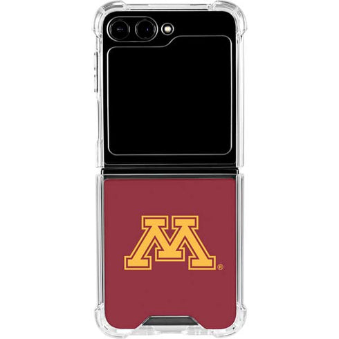 University of Minnesota M Logo Galaxy Z Flip6 Clear Case